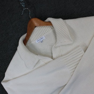 Emory Park Men's Knitted Long Sleeve Polo Sweater