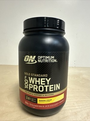 Optimum Nutrition Gold Standard 100% Whey 2lbs. Protein Powder with Banana Cream