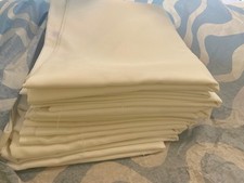 Lot of 11 White Covers - Very Good Freshly Washed Condition. 120 x 76 cm
