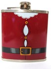 Santa's Little Helper Themed Stainless Steel  Pocket Flask   c401