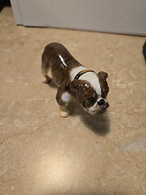 Royal Doulton Dog Old English Bulldog Outstanding Brindle Color