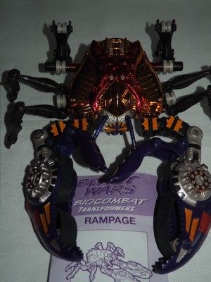 Transformers Beast Wars Rampage Transmetal 100% Komplett + Anleitung C-8.5