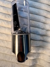 simplehuman Wall-Mount Shower Dispenser Single Pump 15 oz Clear/Silver