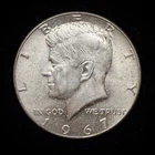 40% Silver 1967 Kennedy Half Dollar - 06-20