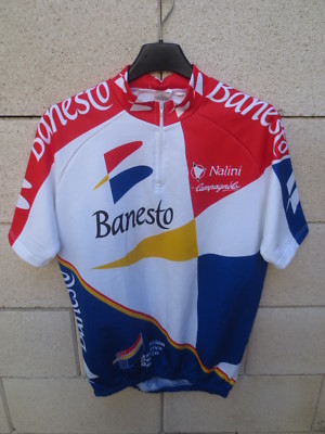 Maillot Cycliste BANESTO 1994 DELGADO Camiseta Jersey Vintage 2 S