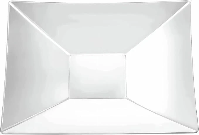 Lillian 系列透明长方形塑料碗 64 盎司派对用 — 第 3/4 张图片