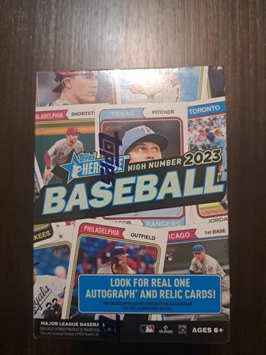 2023 Topps Heritage Blasterbox mit hoher Anzahl