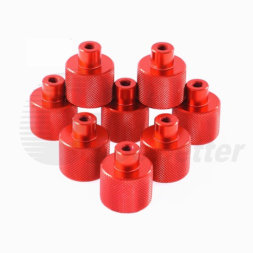 Aluminum Knurled Thumb Nuts High Hand Grip Knob Blind Hole M4 M5 M6 M8 M10 D25 - Picture 5 of 5