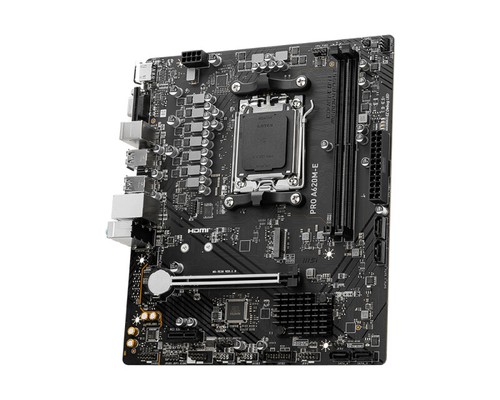 MSI PRO A620M-E motherboard AMD A620 Socket AM5 mini ATX - Picture 2 of 4