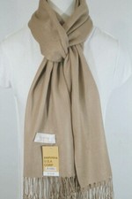 NEW Pashmina Women Scarf Shawl Wrap Solid Camel Brown Cashmere Silk Fashion