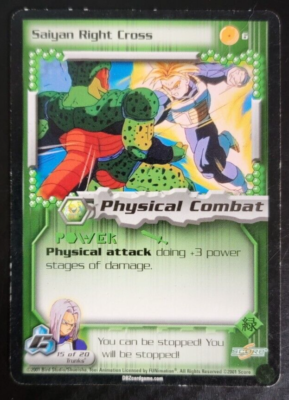 Dragonball Z - TCG - Saiyan Right Cross #6 | eBay