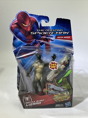 Amazing Spider-Man Movie Reptile Blast Lizard Action Figure Hasbro 2012 #ML