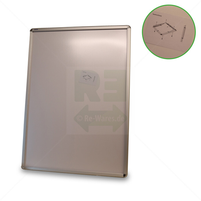 Plakat-Klapprahmen FRANKEN BS0803 DIN A0 silber