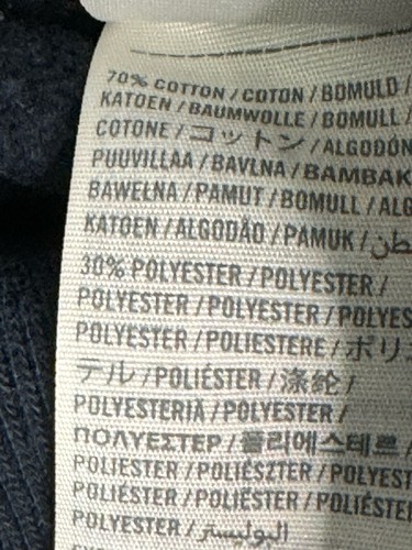 Hollister Mens Hoodie S Blue Stitched Yellow Lettering Sweatshirt Surf Boards - Picture 13 of 14