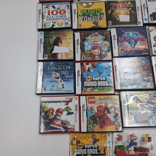 Lot of Various EMPTY Video Game Cases Boxes Nintendo 3DS DS Manuals Mario Zelda - Picture 4 of 12