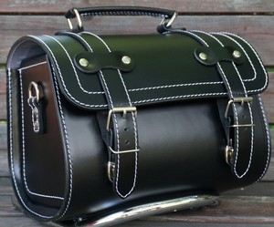 small leather suitcase
