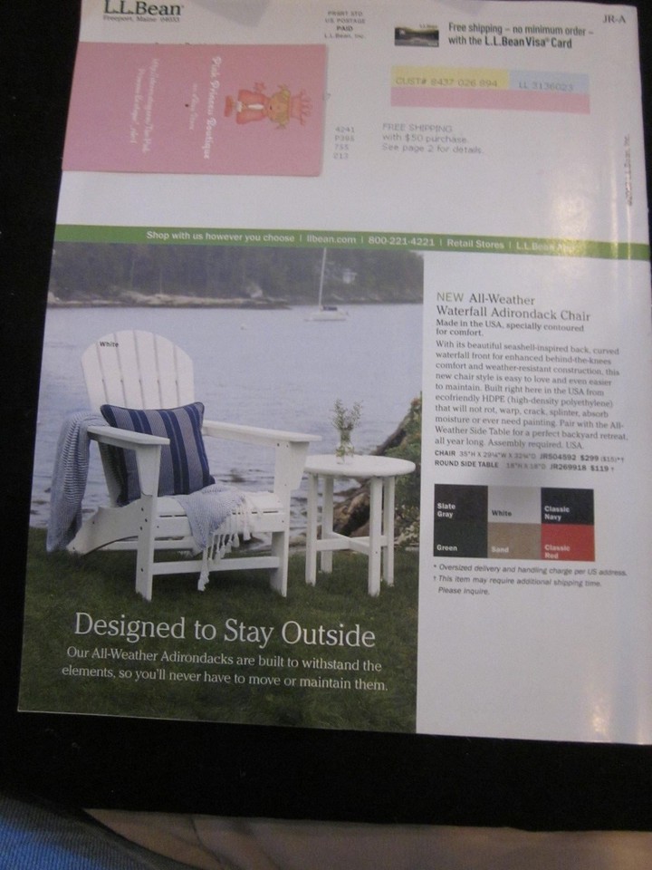 LL Bean L.L. Bean Home Catalog Summer Home 2018 Outdoor Living At Its