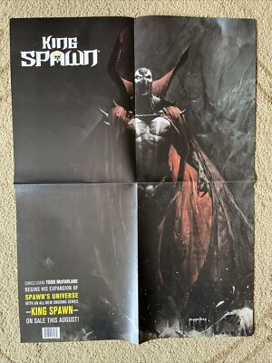 King Spawn #1 18'' x 24'' Folded poster Image Comics New  