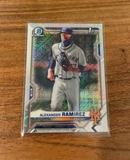 ALEXANDER RAMIREZ 2021 1st Bowman Chrome Prospects Mojo Refractor NRMT+ Rookie