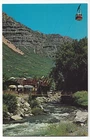 "THE SKY RIDE", Bridal Veil Falls, Provo Canyon, Utah, 1960's Unused Postcard
