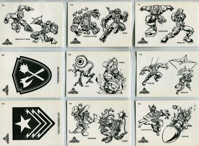 Small Soldiers The Movie Complete Tattoo Chase Card Set T1-9
