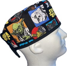 Star Wars Scattered Characters Scrub Hat Chemo Cap