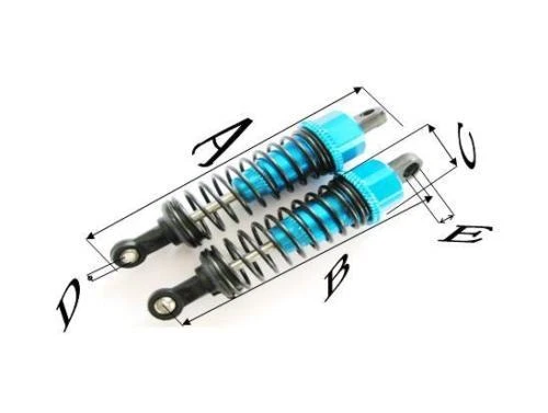 85mm Aluminu Shock Absorber oil adjustable For Rc Car 1/10 On-Road Drift Car HSP - Image 3 of 4