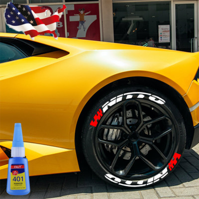 Permanent Tire Lettering Sticker NITTO 1.06'' 14''-22'' With Glue US Stock