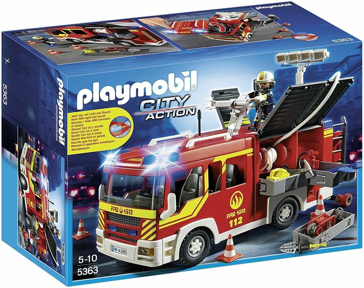 Playmobil 5363 FIRE ENGINE WITH LIGHTS AND SOUNDS New | eBay Playmobil 5363 FIRE ENGINE WITH LIGHTS AND SOUNDS New | eBay