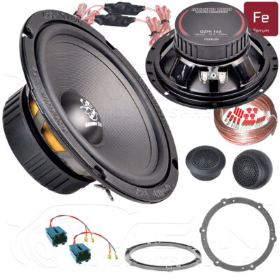 GROUND ZERO LAUTSPRECHER für CITROEN C4 Cactus I 2014-2018 Front Tür 150W #B63G