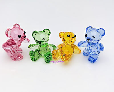 NEW SWAROVSKI 5636306 Kris Bear 30th Anniversary Set of 4 Limited