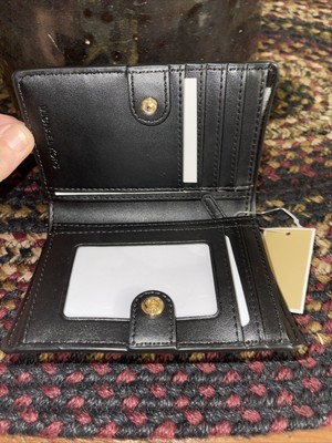 Michael Kors Jet Set Charm Medium Slim Wallet Brown Leather Bifold 