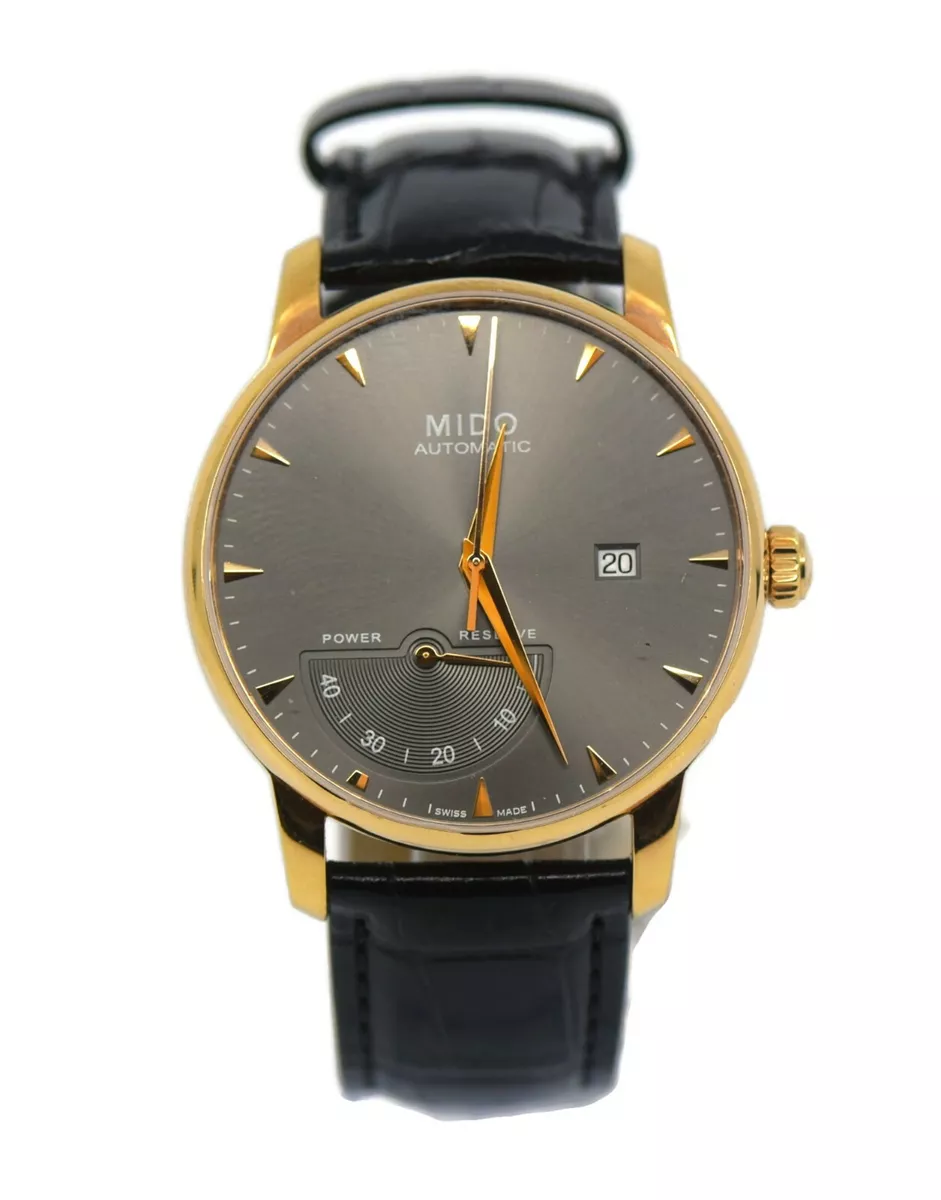 Mido Baroncelli Power Reserve Stainless Steel Watch M8605.3.13.4 