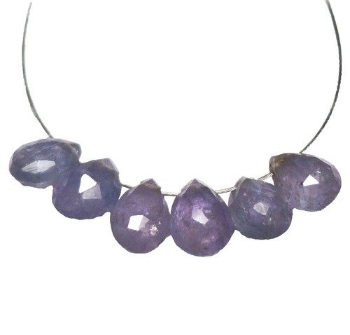 285 Cts Natürliche Zertifizierte Blaue Tansanit 2-Linie Halskette Runde Cabochon Perlen Edelstein