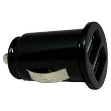 New Mini Bullet Dual USB 2-Port Car Charger Adaptor quick FREE Shipping