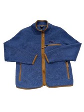 PATAGONIA Retro Pile Jacket Youth Kids Large 12 Current Blue