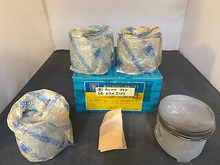 MERCEDES 450 V8 NOS Piston With Rings STD Kolbenschmidt KS German 