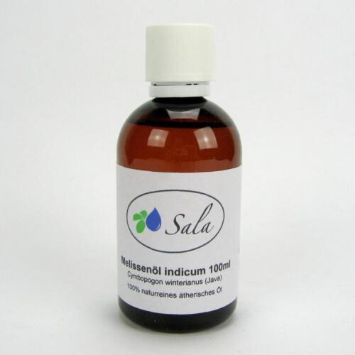 Sala Melissenöl indicum ätherisches Melisse Öl naturrein 100 ml PET Flasche - Bild 1 von 4