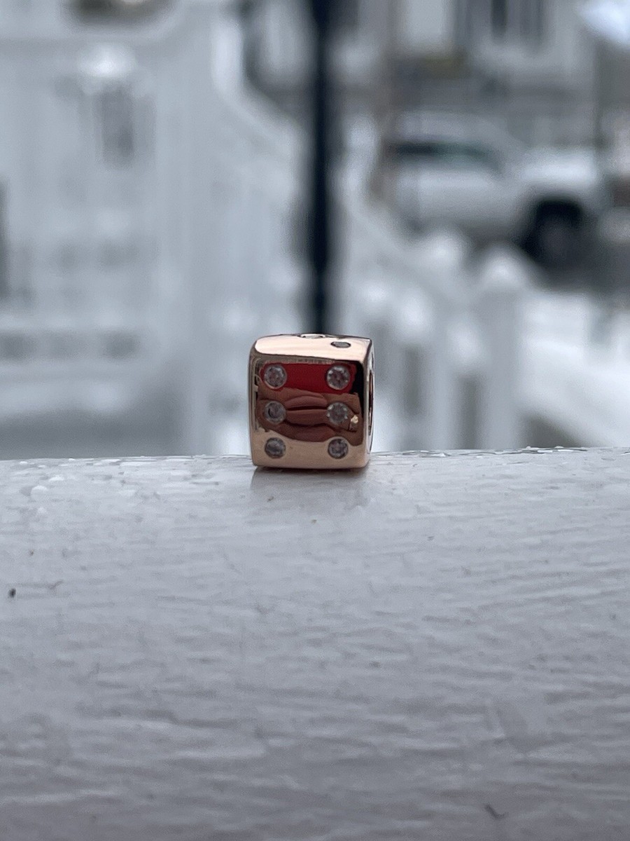 Pandora ROSE Gold DAZZLING DICE LAS VEGAS Exclusive