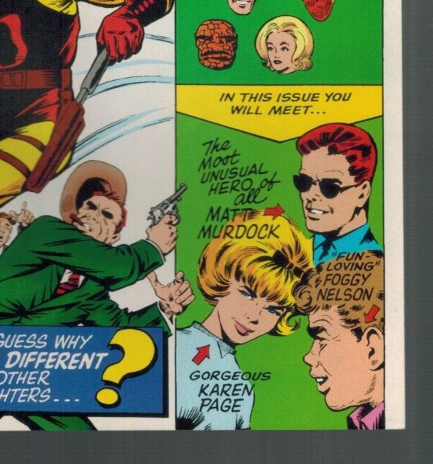 True Believers Daredevil 1 Marvel Knights VF+ 2018 Marvel Comic
