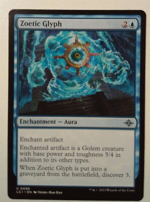 Zoetic Glyph *Uncommon* Magic MtG x1 The Lost Caverns of Ixalan