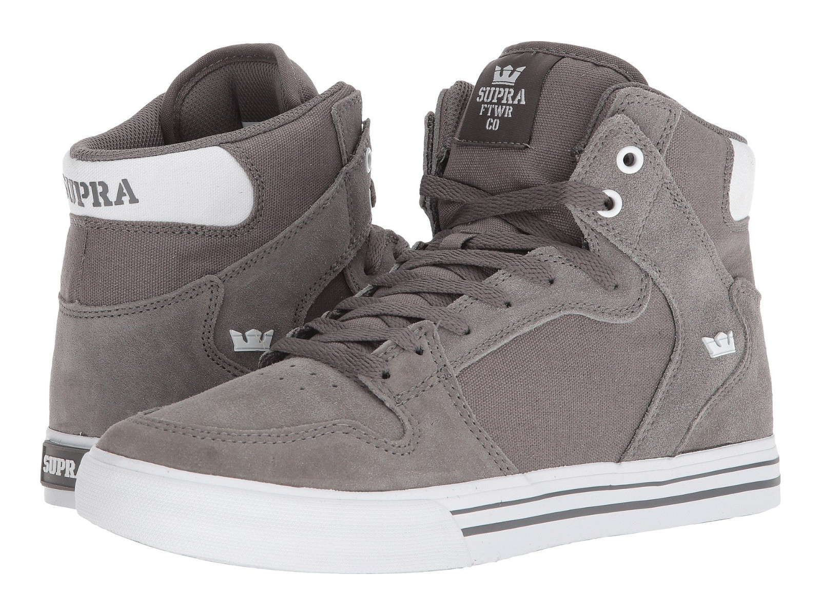 NEW NEW SUPRA VAIDER CHARCOAL WHITE SURF BMX SNOW SKATEBOARD SPORTS SHOES 9.5 Scarpe classiche da uomo NEW NEW SUPRA VAIDER CHARCOAL WHITE WHITE CHARCOAL SURF BMX SNOW SKATEBOARD SPORTS SHOES 9.5 Scarpe classiche da uomo 704384