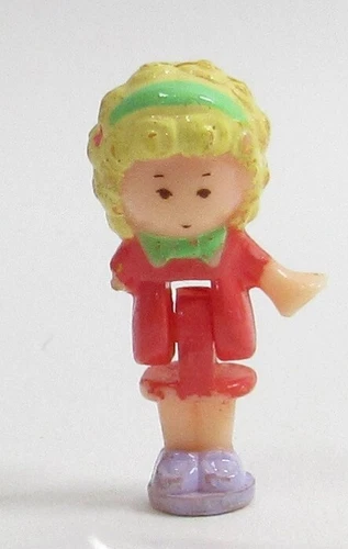 1991 Polly Pocket Polly's Dinnertime Ring & Ring Case - Polly Only
