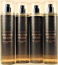 4 Bath & Body Works INTO THE NIGHT Fine Fragrance Mist Body Spray 8 Oz