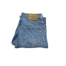 Vintage 90's Calvin Klein Jeans, Stonewash Mom Jeans, High Waisted Jeans, 10