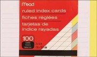 Bulk Buy: Mead Index Cards 3x5 100/pkg Ruled Assorted Colors (6-pack) on sale Bulk Buy: Mead Index Cards 3x5 100/pkg Ruled Assorted Colors (6-pack) on sale