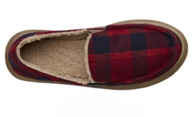 SANUK Donna ST Chill Red Buffalo Sidewalk Surfer Shoes Womens Size