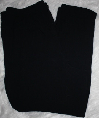 Ellen Figg Woman Pants 20W Elastic Waist Black Vintage Pockets At Leisure GUC