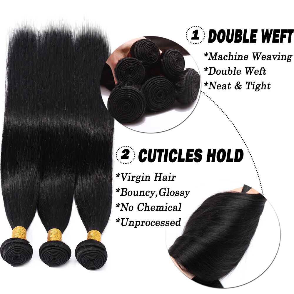 8-30 Inch Brazilian Virgin Human Hair Extensions Weave Weft Sale 1-4 Bundles P2 Cena akcji