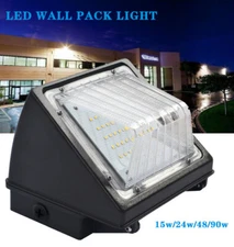 LED Wall Pack Light 15W 24W 48W Commercial Outdoor Security Area Light Fixture
